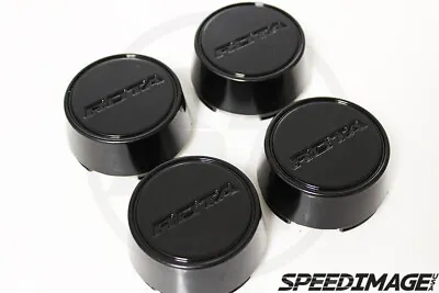 Rota Wheels Moda Center Caps Gloss Black Replacement Gt3 Grid V Titan Dpt • $50