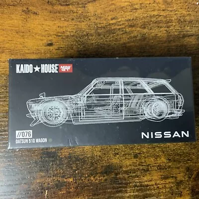 Nissan Datsun 510 Wagon Carbon Fiber V3 1:64 Scale Kaido House KHMG076 • £22