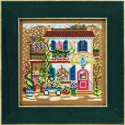 MILL HILL Buttons Beads Kit Counted Cross Stitch FLOWER SHOPPE MH14-1103 • $11.75