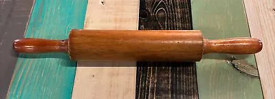 Primitive Wood Rolling Pin Antique 14  Long Farmhouse Decor Vintage • $12.70