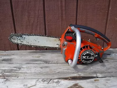 Homelite XL 2 Chainsaw Runs And Idles Smoothly.  12 Inch Bar. • $70