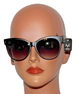 New Versace 19.69 Vintage Black Frame Stylish Sunglasses Llv9523 C1 55/16 • $35
