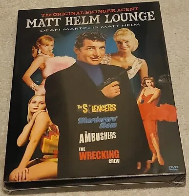 Matt Helm Lounge Silencers  Murderers Row Ambushers Wrecking Crew DVD Rare  • $99.99