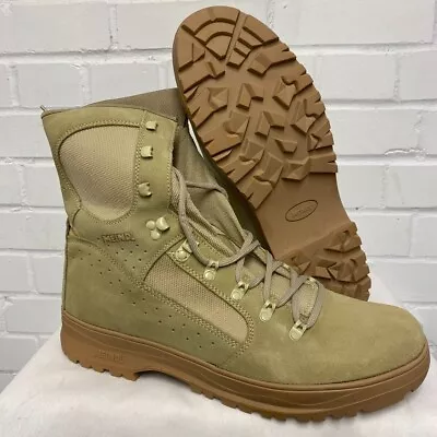 MEINDL DESERT HIGH LIABILITY FOX COMBAT BOOTS  Size: 14  British Army  NEW • $135.65