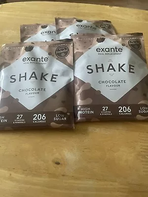 £6 • Buy Exante Meal Replacement X4 Chocolate Shakes