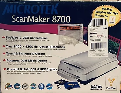 MicroTek MRS-2400TPFU ScanMaker 8700 Scanner See All Pics • $225
