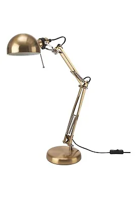 NEW IKEA FORSA Work Table Lamp Adjustable Arm Height & Shade Steel Reading Lamp • £42.55