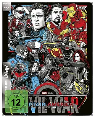 Captain America: Civil War - Mondo Steelbook Editio (4K UHD Blu-ray) (US IMPORT) • $78.80