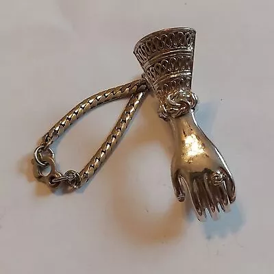 Vintage 1930s Victorian Unique Hand Fob Gloves Holder • $38