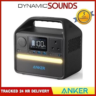 Anker 521 Portable Power Station 256Wh 200W 5-Port Outdoor Generator For Camping • £159