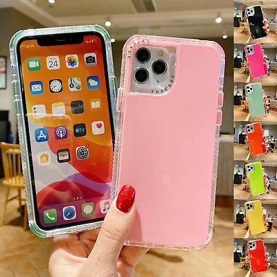 $4.99 • Buy For IPhone 14 13 12 11 Pro Max XR XS 8 7 6 Shockproof Girly Candy Color Case