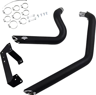 VH Shortshots Staggered Exhaust Pipe System Black Harley Forty Eight 10-13 • $599.99