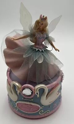 Hallmark Barbie Of Swan Lake Music Box Motion Figurine • $40