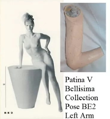 Patina V Mannequin Vintage Left Arm For Bellisima Collection Pose BE2 • $34.97