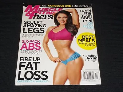 2014 September Muscle & Fitness Hers Magazine - Candice Keen Cover - L 17393 • $31.99