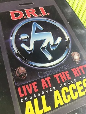 RARE 87' D.R.I. Dirty Rotten Imbeciles DVD Live At The Ritz NYC Thrash Metal OOP • $27.69