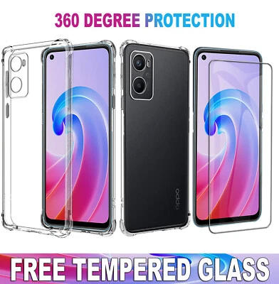 $9.99 • Buy For Oppo Reno 8 Lite 5G A57 A57S A77 5G A17 A96 A76 Case Shockproof Clear Cover