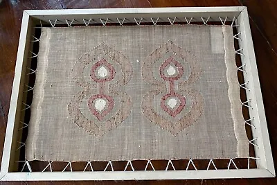 Mid Century  Hand Woven Finnish Transparent Textile Helmi Vuorelma Oy  XX402 • $445