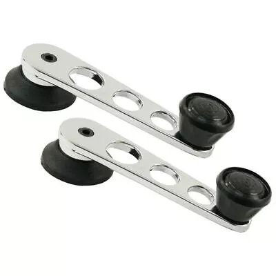 $24.95 • Buy Vw Bug Window Winder 1968-79. Custom Chrome With Black Trim, Pair
