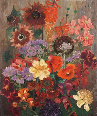 $10.99 • Buy Flower Impression Oil Painting Wall Art Giclee Printed On Canvas P1984