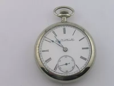 Vintage Elgin Pocket Watch Grade 73 7j 18s 54mm 1892 • $60