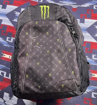 MONSTER ENERGY DRINK PROMOTIONAL BACKPACK LAPTOP SLEEVE PADDED BOOK BAG Promo • $24.99