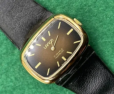 RARE Vintage Lanco Watch17 Jewels Incabloc HandWinding  Old Stock Brand New • £30