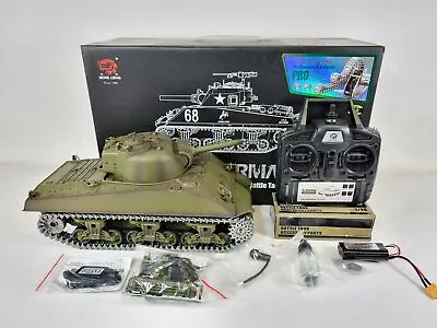 £259.90 • Buy BB RC Tank FURY METAL Remote Control Car Sound IR SMOKE Army Battle Model Toy GB