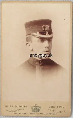 Cdv Royal Military College Antique Photo Hills Saunders York Town Soldier Photo • £14.95