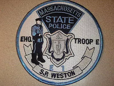 Massachusetts State POLICE SP WESTON E-1   Massachusetts State Highway Patrol • $7.99