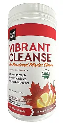 Vibrant Health Cleanse Powder Master Cleanse Organic 24 Servings  Exp. 02/2024 • $19.99