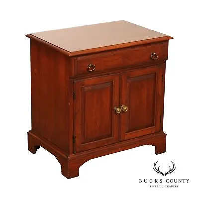 Pennsylvania House Vintage Chippendale Style Cherry Nightstand • $395