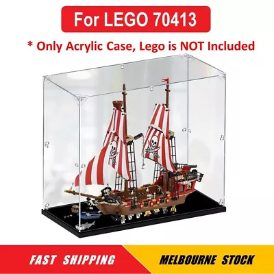 Display Case Fr LEGO 70413 Pirates The Brick Bounty Storage Dust Proof Glue Free • $89.95