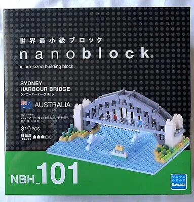 Australian Kawada Nanoblock Nbh.101 Sydney Harbour Bridge Bnisb • £29.95