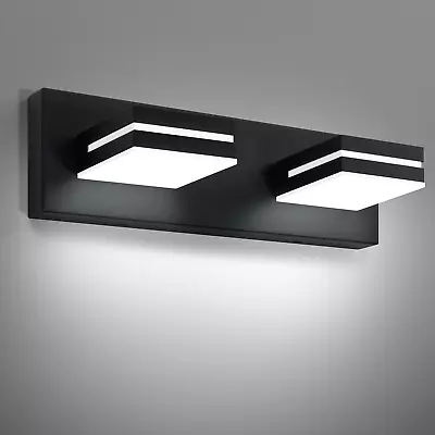 Dimmable Bathroom Light Fixtures LED Modern LED 2 Light Black Dimmable 2-Light • $52.90