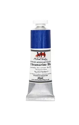 Michael Harding : Oil Paint : 40ml : Ultramarine Blue • £13.99