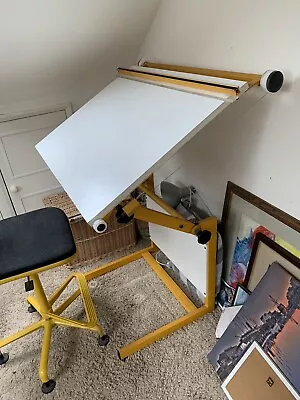 £120 • Buy Vintage Architects Drawing Board And Chair