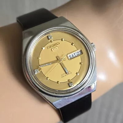 Vintage SEIKO 6309-8099 Men's Automatic Watch Day/date 23Jewels November 1976 • $129