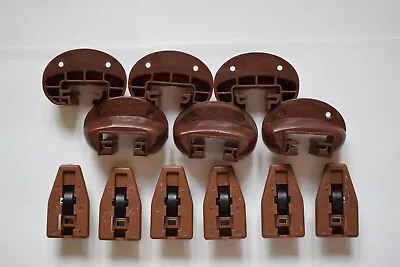 $25 • Buy Set Of 6 Kenlin Rite Trak II Drawer Guide Glide 168 Stop & Roller Fast Shipping