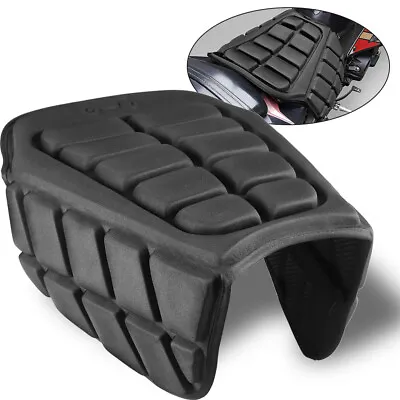 Motorcycle Breathable Seat Cushion Pillow Pad Cover Pressure Relief Universal • $20.99