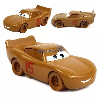 Disney Pixar Cars 3 Lightning McQueen As Chester Whipplefilter 1:55 Diecast Toy • £6.38