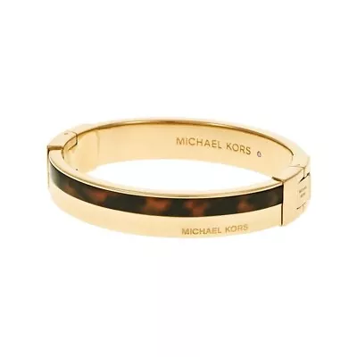 New Michael Kors Gold/Tortoise Mkj4445710 Heritage Maritime Bracelet • $74