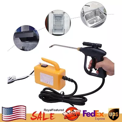 Steam Cleaner Machine 1600W Car Home High Pressure Vapor Cleaning System Gun • $64.61