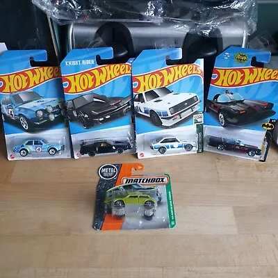 Hot Wheels Lot KNIGHT RIDER Ford Escort RS Batmobile Mini Mr Bean Style TV • $30.83