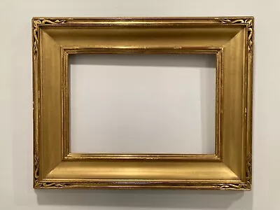 Antique Style Arts Crafts Carved Gold Gilt Newcomb Macklin Style Picture Frame B • $350