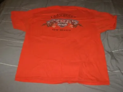 Genuine Harley Davidson Orange Pocket T-Shirt LAS CRUCES NEW MEXICO (Size XL) • $24.50