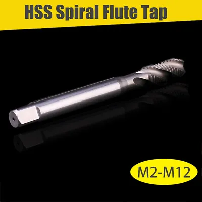 £7.34 • Buy 1X HSS Spiral Point Plug Tap Metric Straight Flute Thread Machine Drill M2-M12