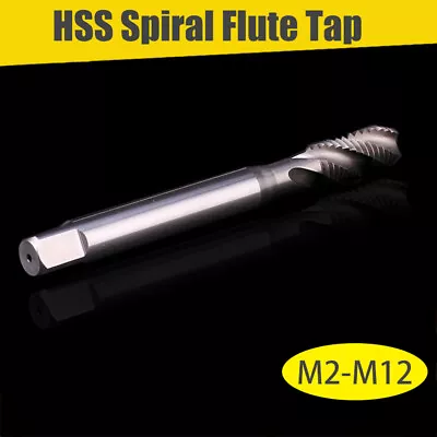 £7.59 • Buy 1X HSS Spiral Point Plug Tap Metric Straight Flute Thread Machine Drill M2-M12