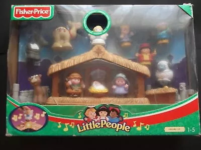 Fisher-Price Little People Deluxe Christmas Story 2005 Set 11 Figures With Box • $50.17