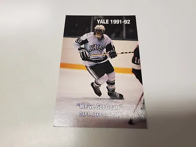 JS15 Yale University 1991/92 Men's Hockey Pocket Schedule Card - IBM • $2.39